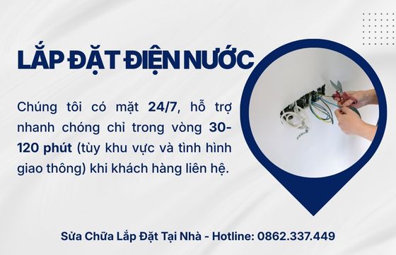 Dịch vụ thi công lắp đặt điện nước TP.HCM
