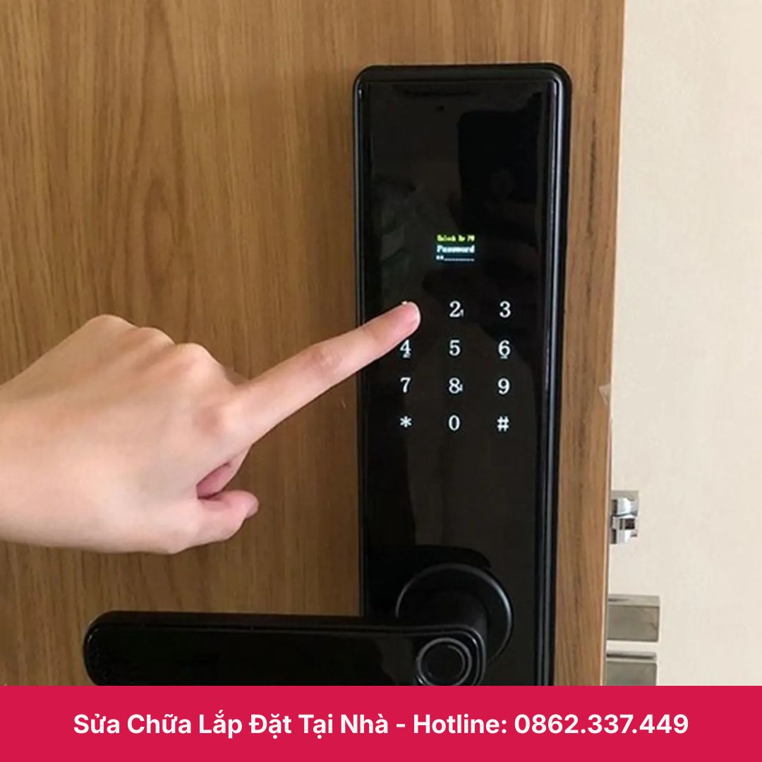 lắp khóa cửa thông minh 