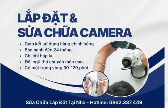 Dịch vụ lắp đặt, sửa chữa camera an toàn, giá tốt ở TP.HCM
