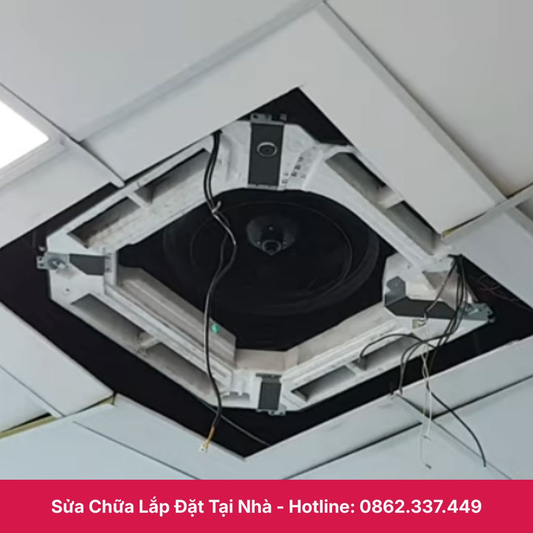 quy trình vệ sinh máy lạnh âm trần