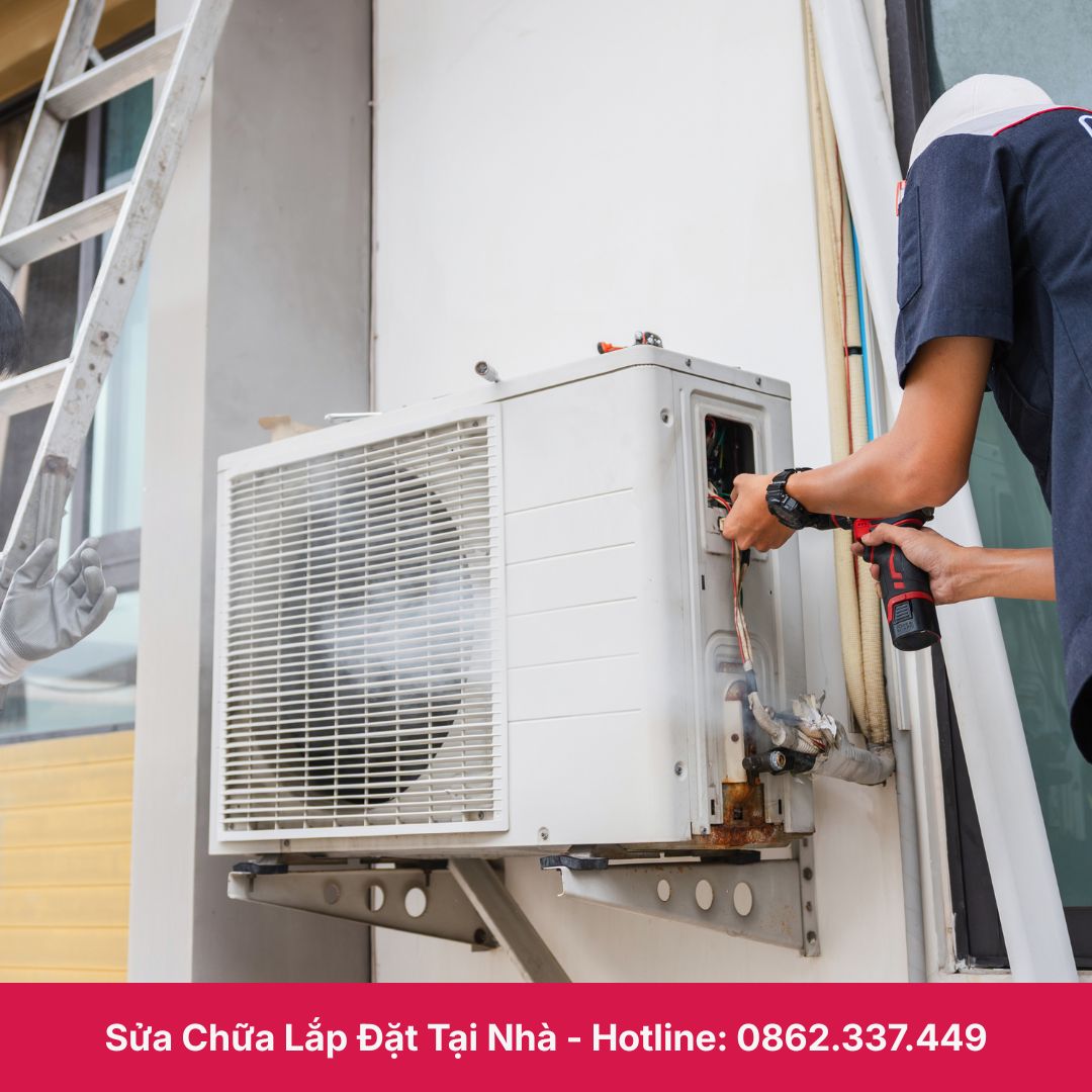 các bước lắp đặt máy lạnh tphcm