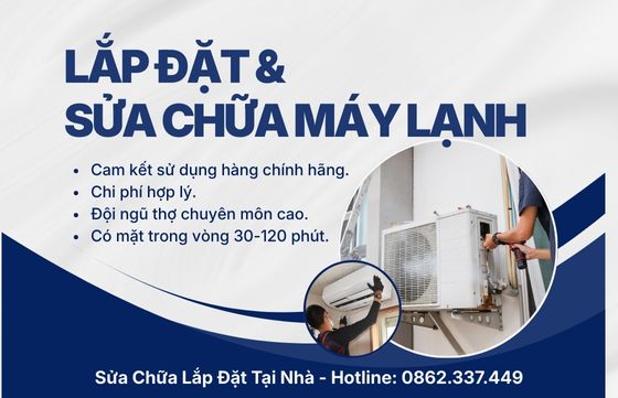 Dịch vụ lắp đặt, sửa chữa máy lạnh 24/7 chuyên nghiệp, giá tốt tại TP.HCM