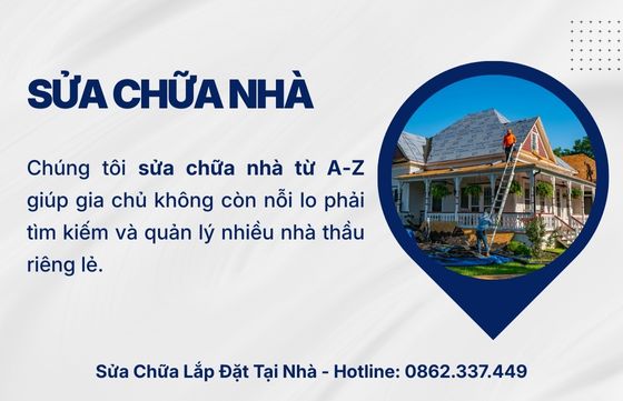 Dịch vụ sửa chữa nhà TP.HCM uy tín, nhanh chóng