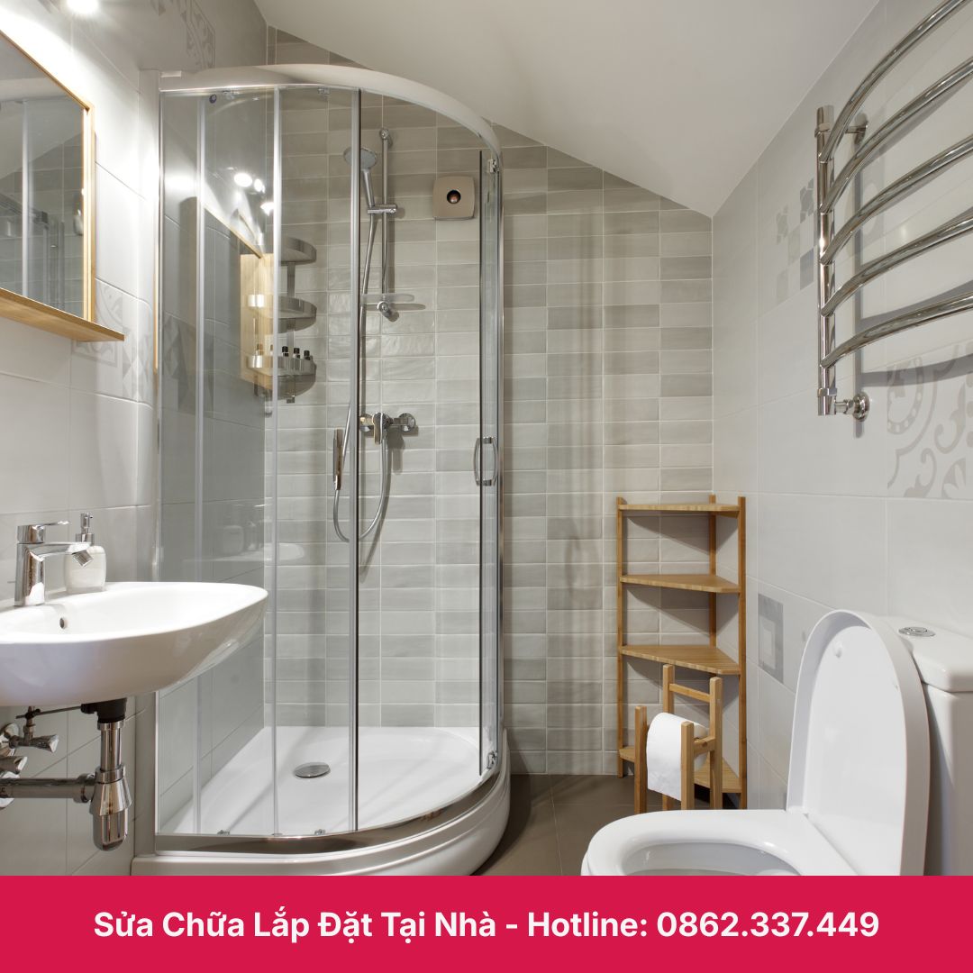 xây dựng nhà tắm nhỏ