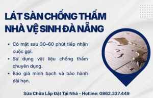 Lát sàn chống thấm nhà vệ sinh Đà Nẵng – Giá tốt – Chất lượng cao