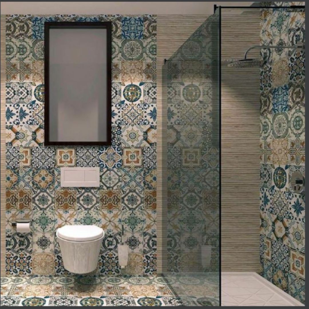 Gạch màu hoa chống thấm