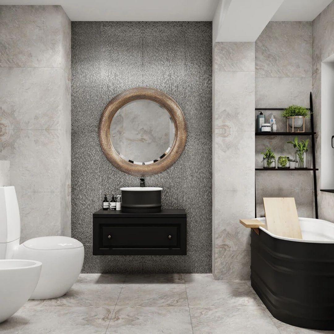 gạch lát nhà vệ sinh đẹp vân đá đẹp