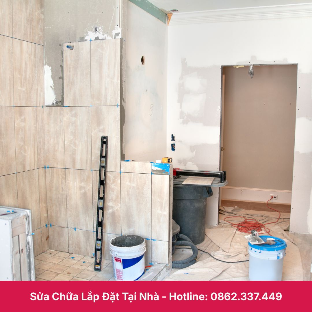 Dịch vụ sửa chữa và ốp lát nhà vệ sinh 